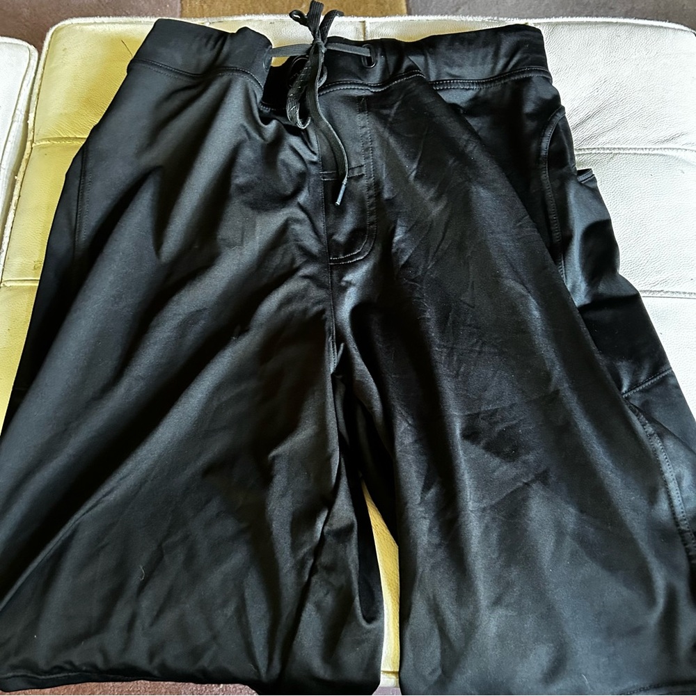 Hylete long shorts black athletic/sports style drawstring waist size XXL guc